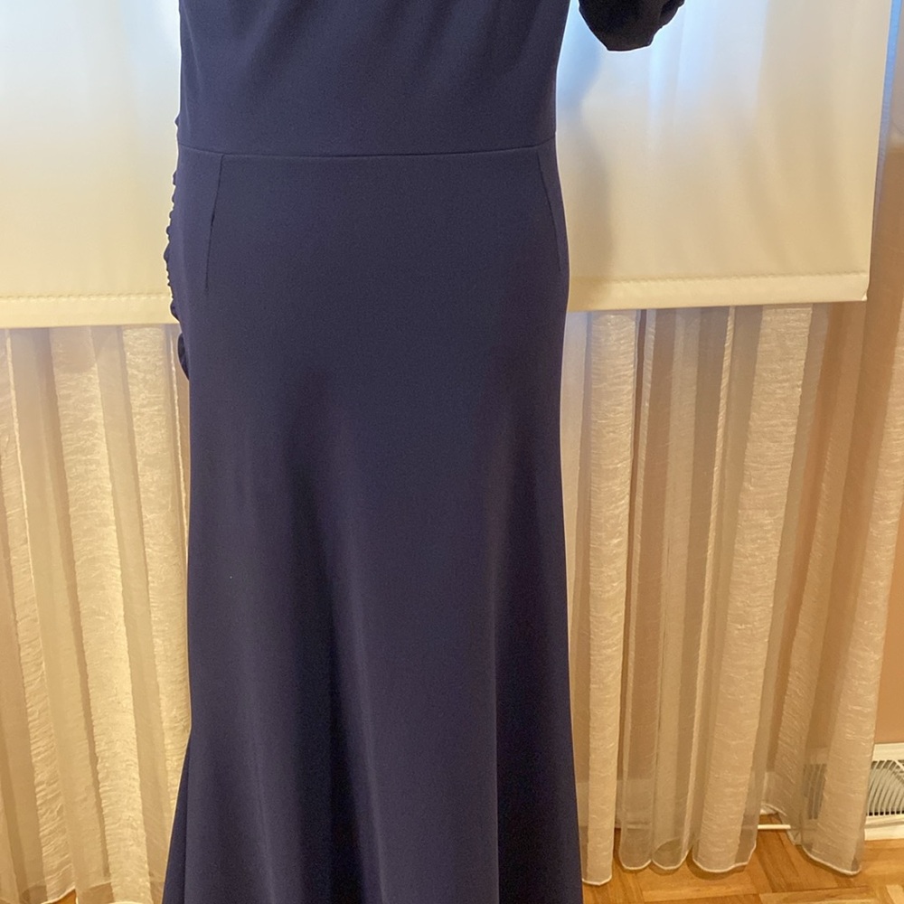Chiara Boni La Petite Robe one-shoulder Ruffle-Sleeve Trumpet Gown $1190.00 - Picture 8 of 16